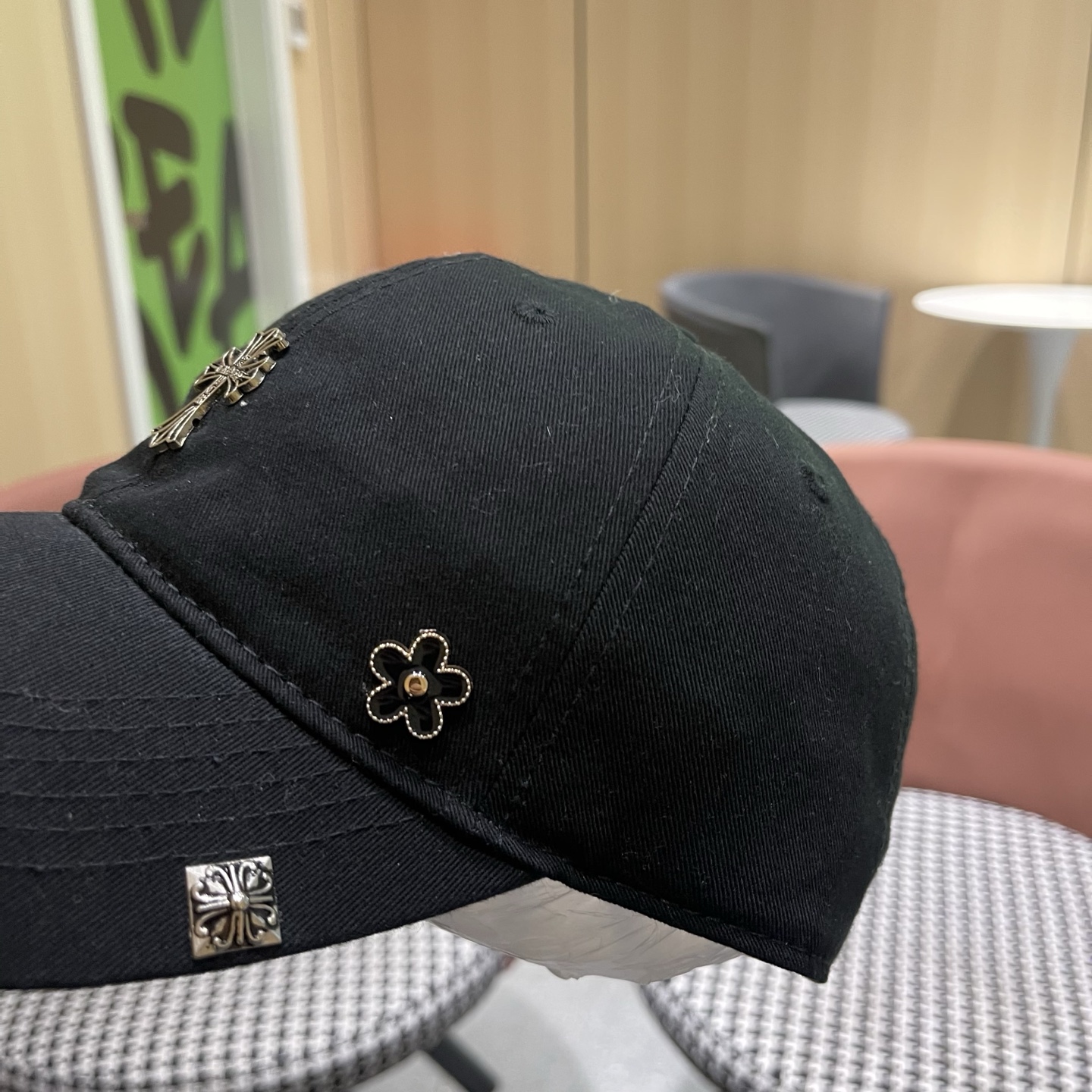 Chrome hearts 克罗心 新款十字架 高品质棒球帽质量巨好！谁戴谁好看~