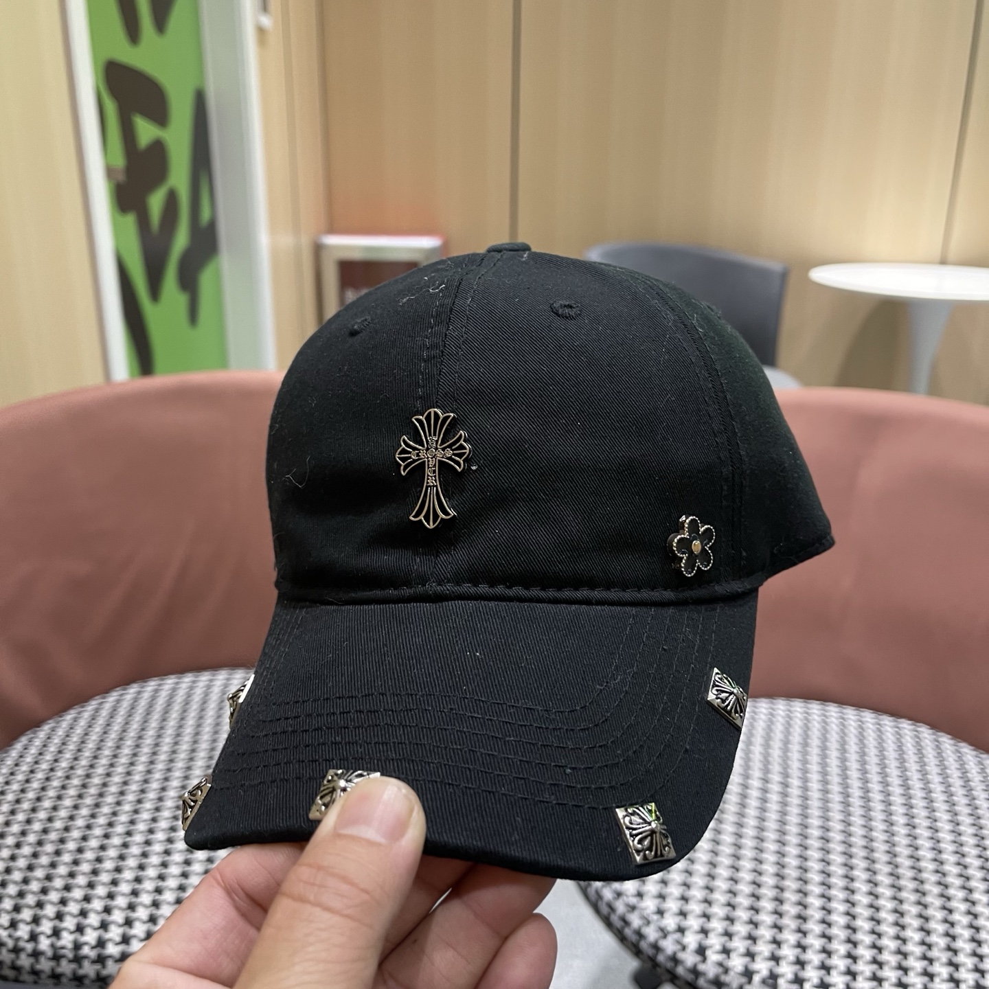 Chrome hearts 克罗心 新款十字架 高品质棒球帽质量巨好！谁戴谁好看~