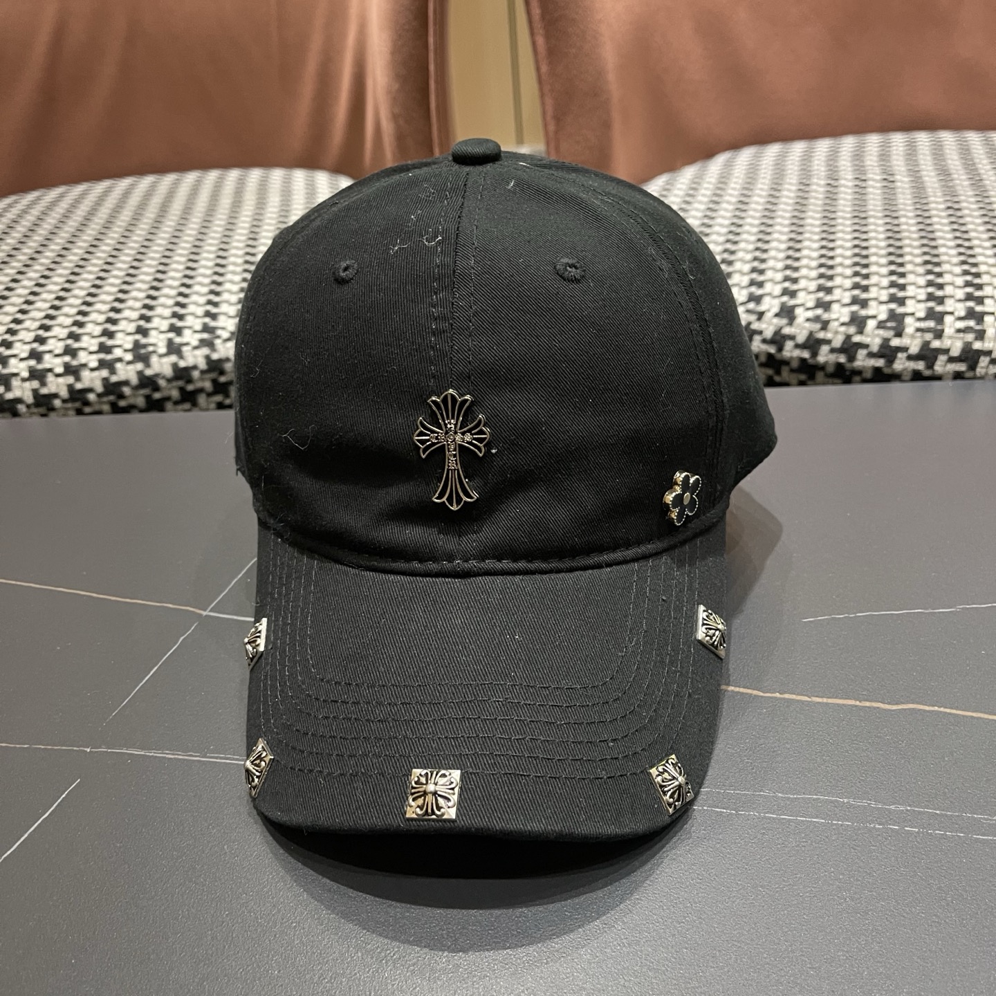 Chrome hearts 克罗心 新款十字架 高品质棒球帽质量巨好！谁戴谁好看~