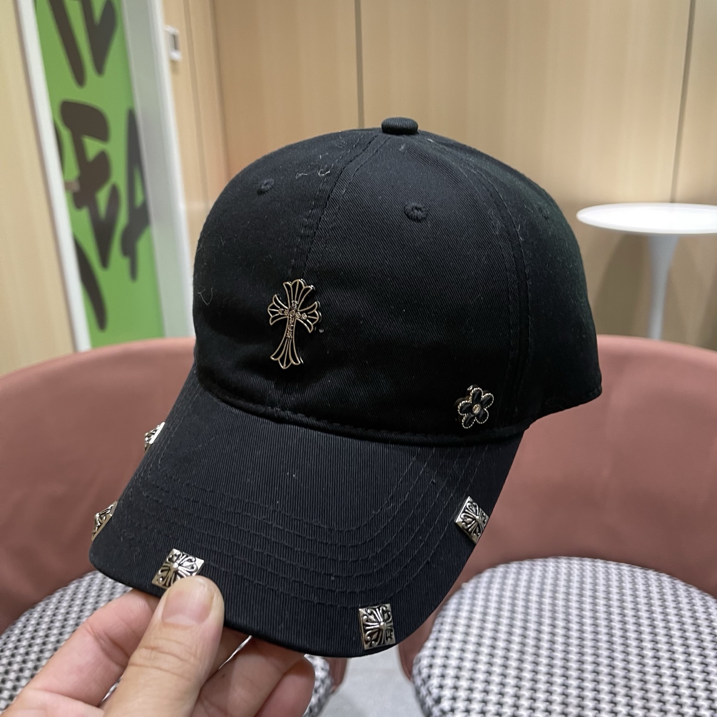 Chrome hearts 克罗心 新款十字架 高品质棒球帽质量巨好！谁戴谁好看~
