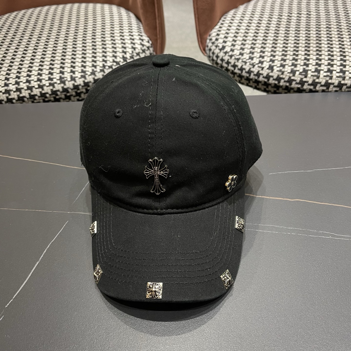 Chrome hearts 克罗心 新款十字架 高品质棒球帽质量巨好！谁戴谁好看~