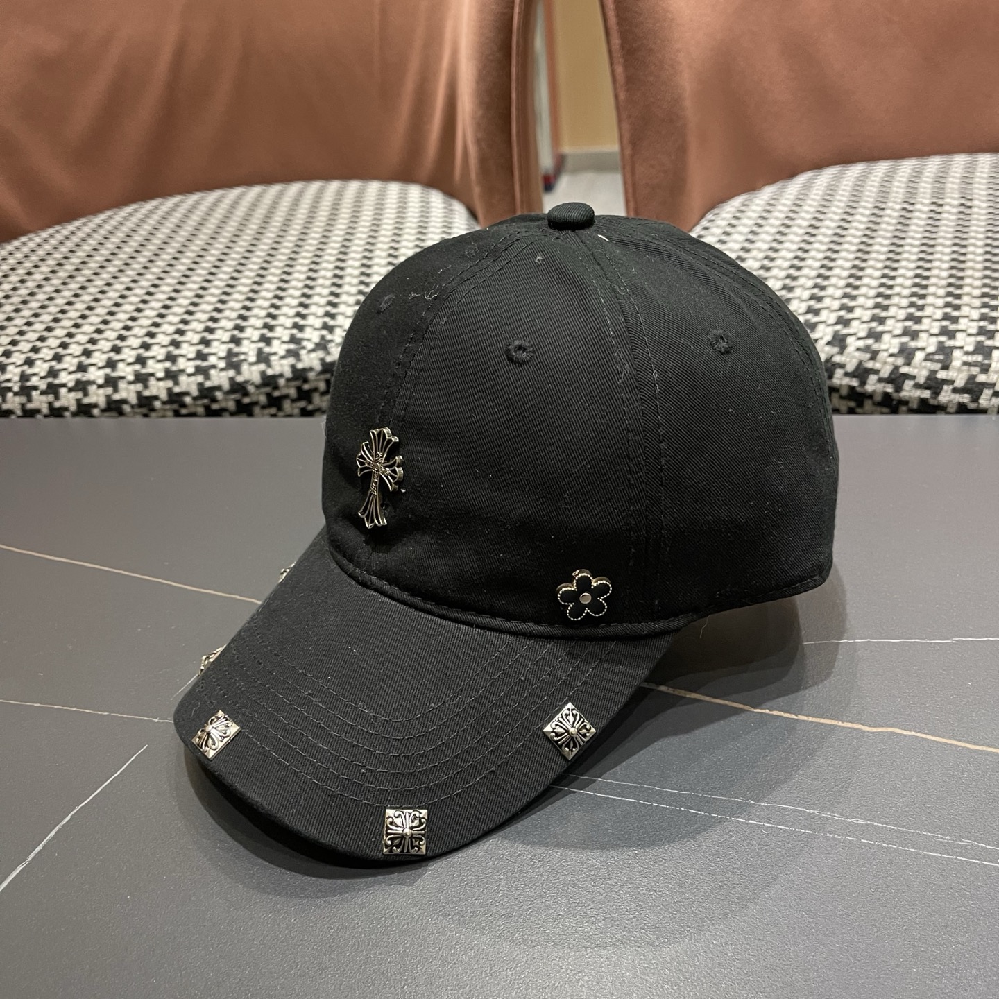 Chrome hearts 克罗心 新款十字架 高品质棒球帽质量巨好！谁戴谁好看~