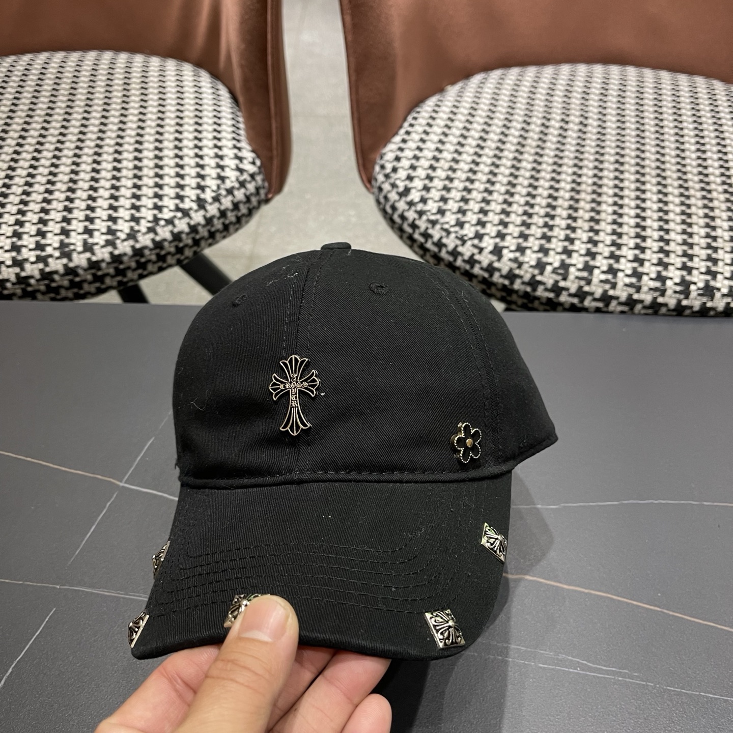 Chrome hearts 克罗心 新款十字架 高品质棒球帽质量巨好！谁戴谁好看~