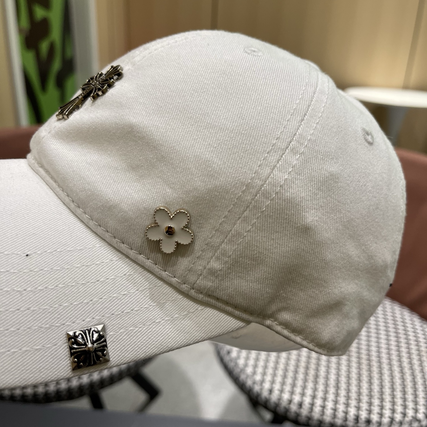 Chrome hearts 克罗心 新款十字架 高品质棒球帽质量巨好！谁戴谁好看~
