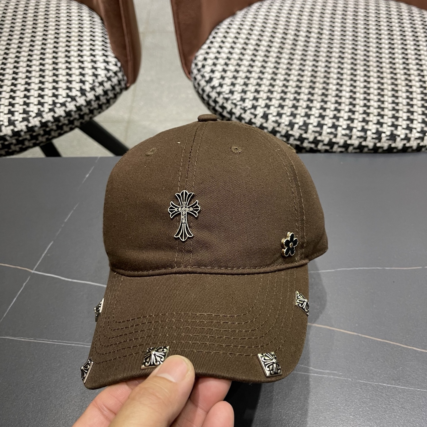 Chrome hearts 克罗心 新款十字架 高品质棒球帽质量巨好！谁戴谁好看~