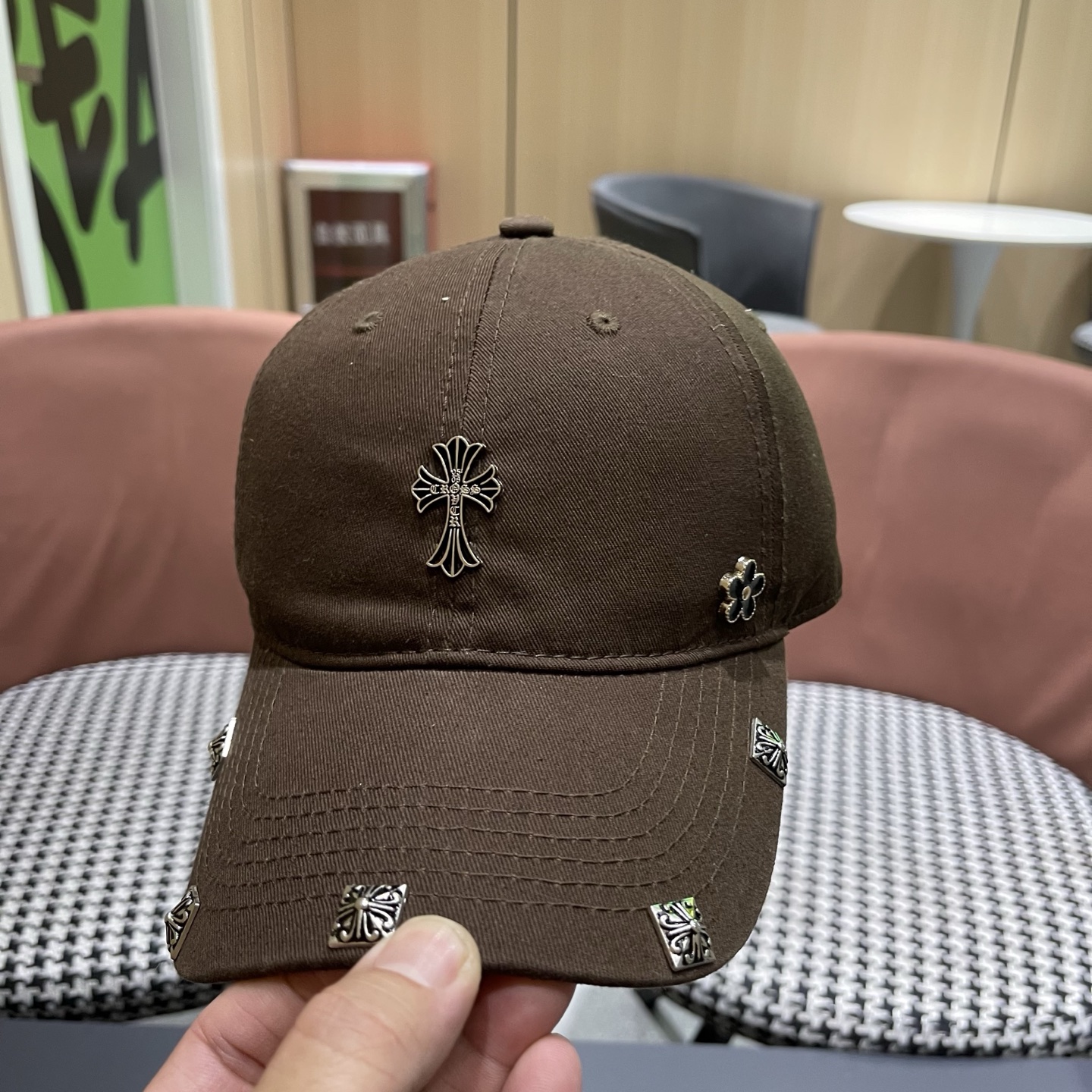 Chrome hearts 克罗心 新款十字架 高品质棒球帽质量巨好！谁戴谁好看~