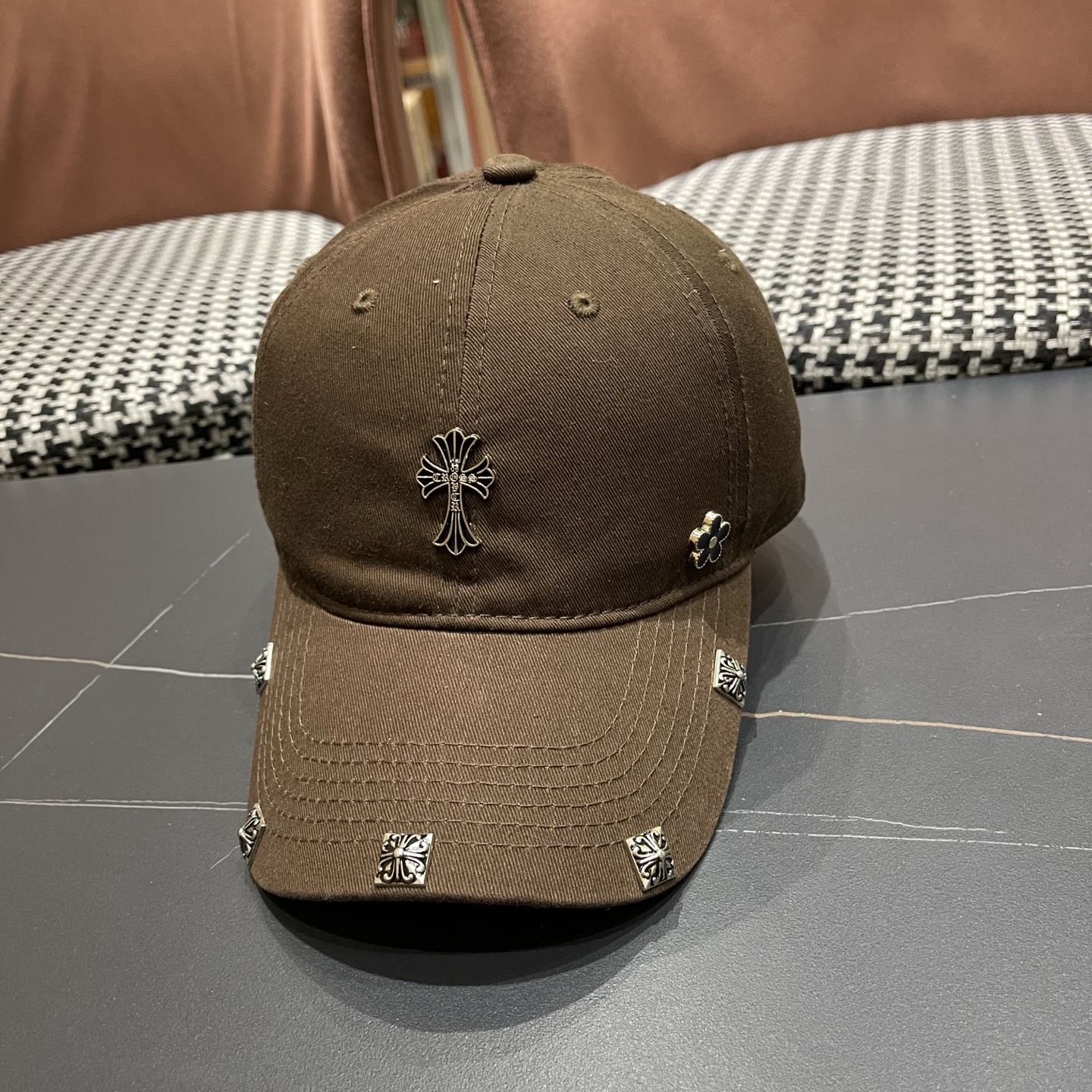 Chrome hearts 克罗心 新款十字架 高品质棒球帽质量巨好！谁戴谁好看~