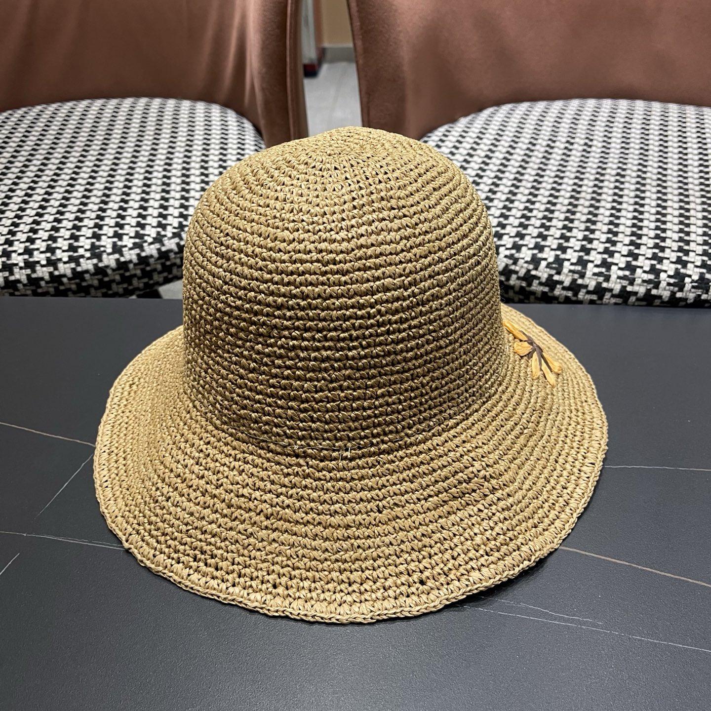 Dior Dior迪奥 雏菊草帽女夏季海边沙滩度假遮阳帽渔夫帽防晒太阳帽显脸小帽子