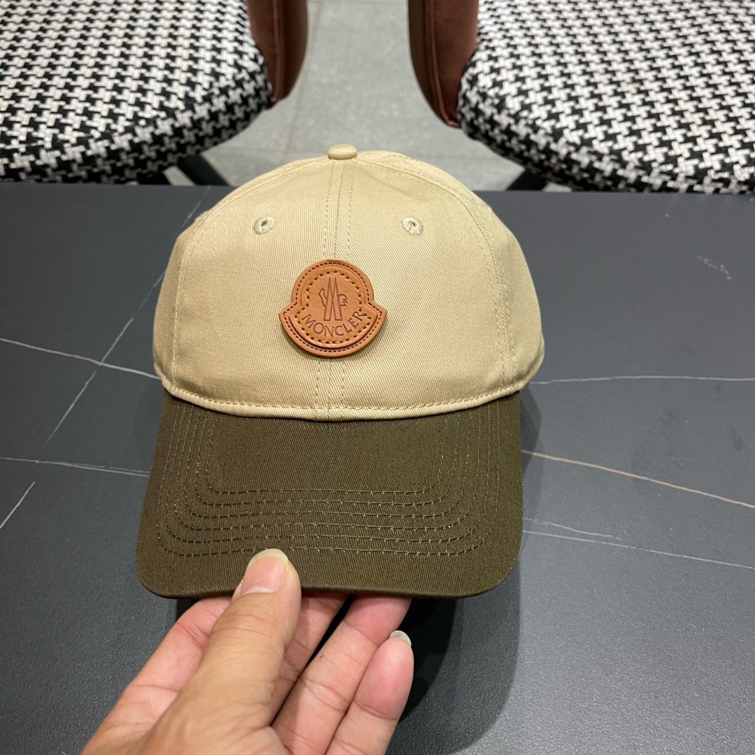 蒙口Moncler🆕春款新款拼色个性棒球帽，四季佩戴款高颜值时尚单品！ 男女同款