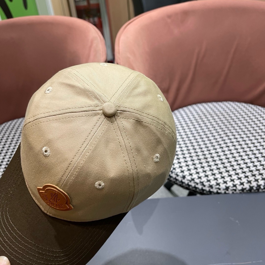 蒙口Moncler🆕春款新款拼色个性棒球帽，四季佩戴款高颜值时尚单品！ 男女同款