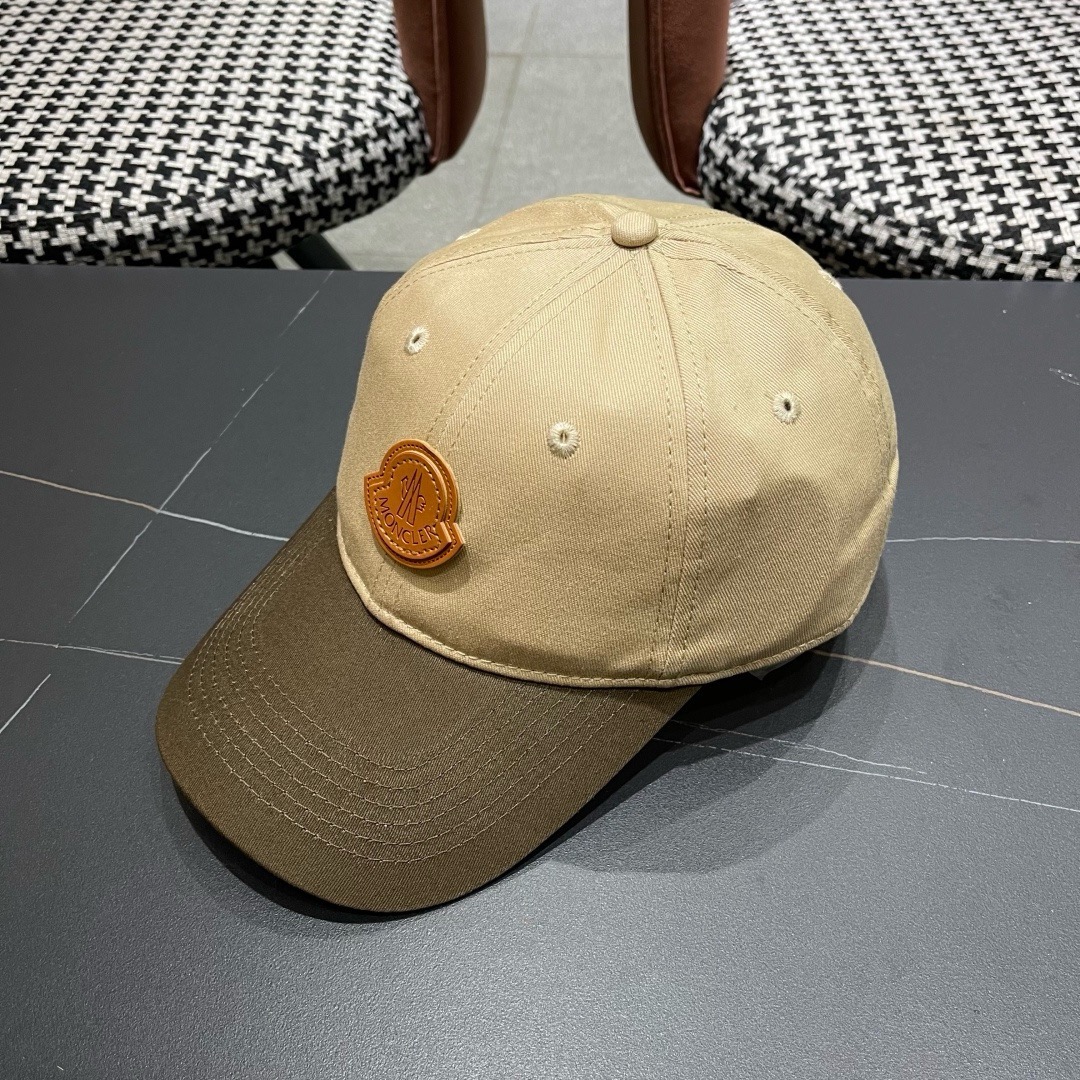蒙口Moncler🆕春款新款拼色个性棒球帽，四季佩戴款高颜值时尚单品！ 男女同款