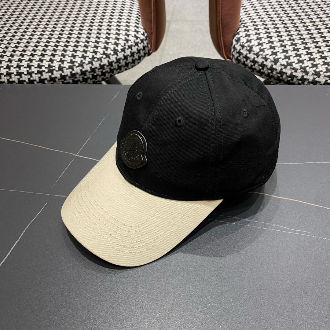 蒙口Moncler🆕春款新款拼色个性棒球帽，四季佩戴款高颜值时尚单品！ 男女同款
