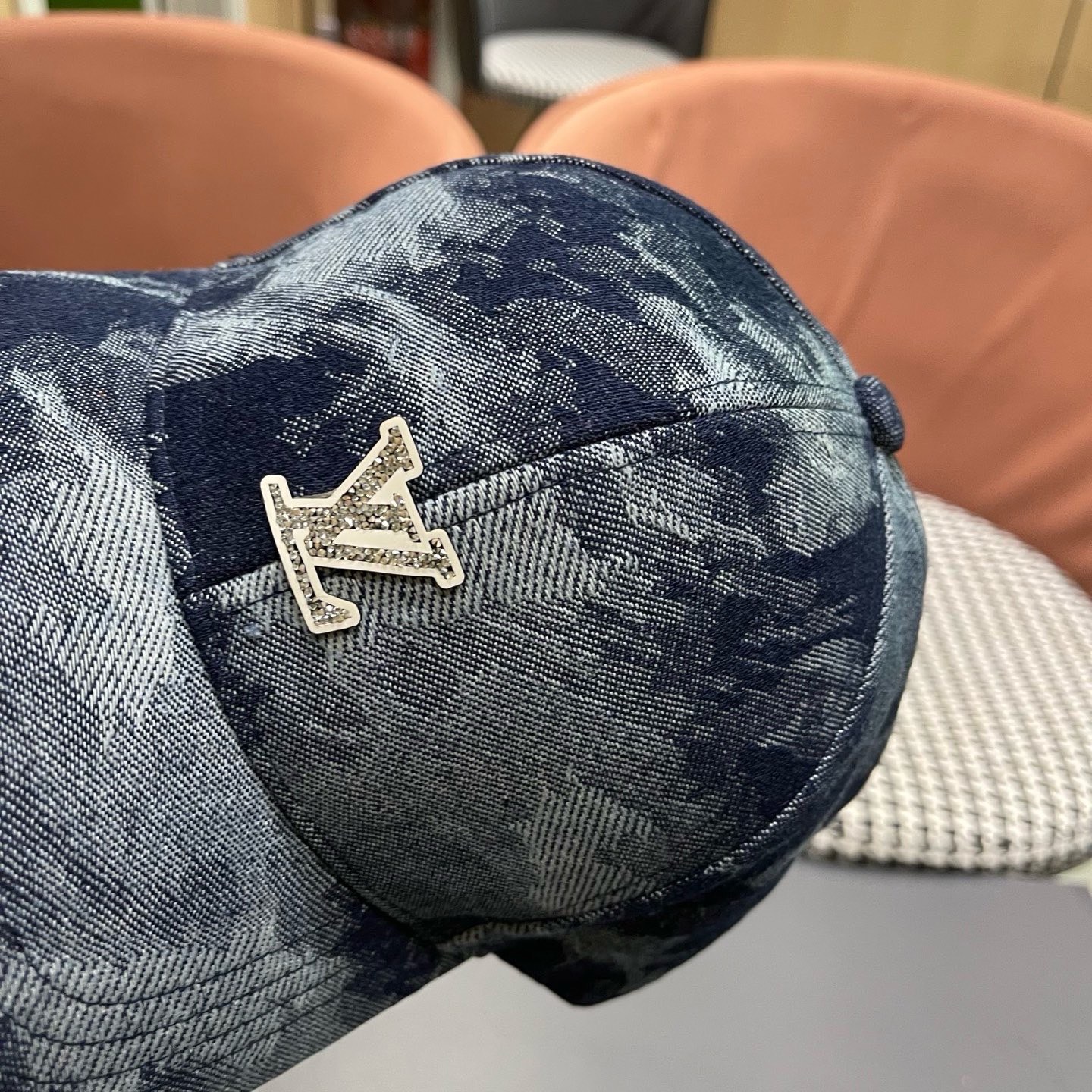 Lv 路易威登新款扎染牛仔棒球帽子女潮流复吉加深大头围显脸四季 通用遮阳鸭舌帽男