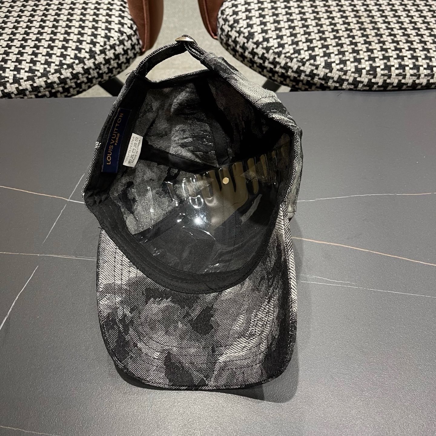 Lv 路易威登新款扎染牛仔棒球帽子女潮流复吉加深大头围显脸四季 通用遮阳鸭舌帽男
