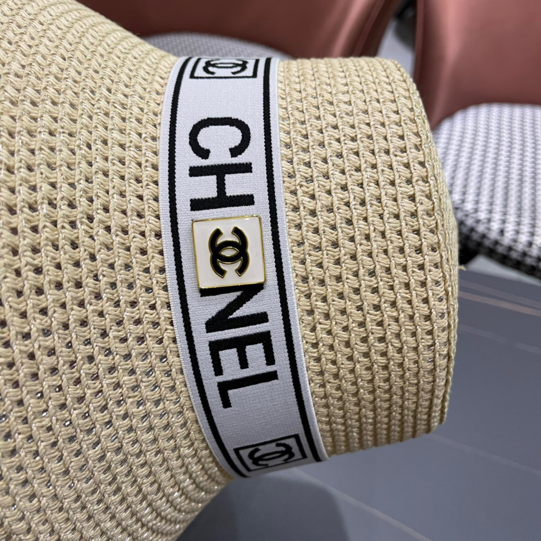 【Chanel香奈儿】2026 新款小香风网红款草帽，出街必备超好搭配，赶紧入手！
