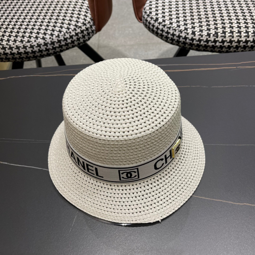 【Chanel香奈儿】2026 新款小香风网红款草帽，出街必备超好搭配，赶紧入手！