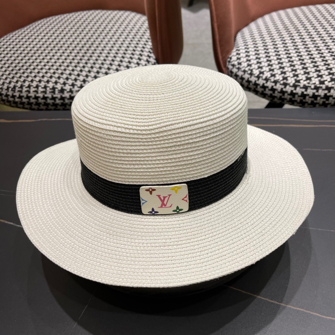 路易威登 LV 草帽新款无数时尚达人必备 细草编织，旅游出街佳选