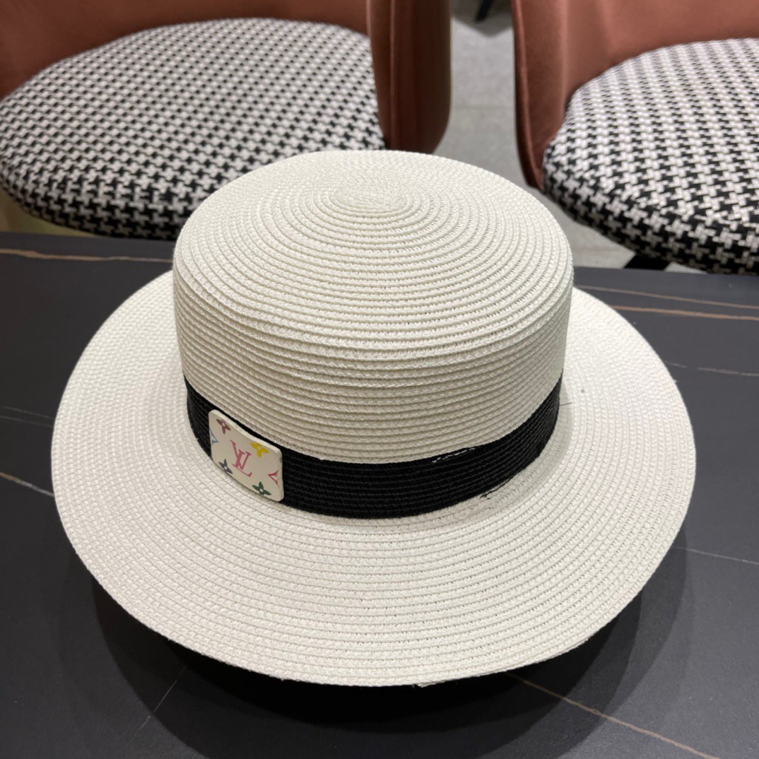 路易威登 LV 草帽新款无数时尚达人必备 细草编织，旅游出街佳选