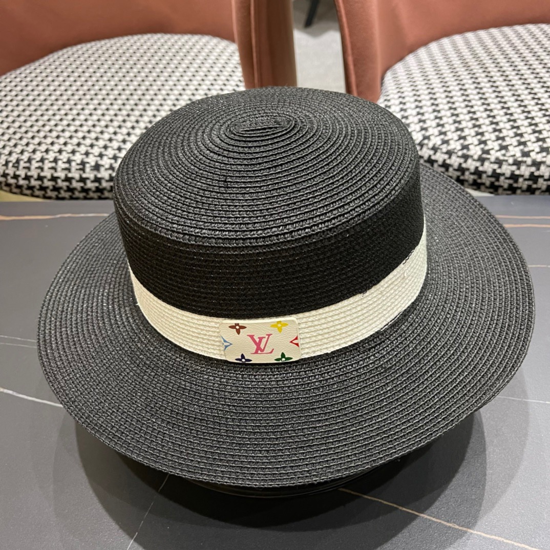 路易威登 LV 草帽新款无数时尚达人必备 细草编织，旅游出街佳选
