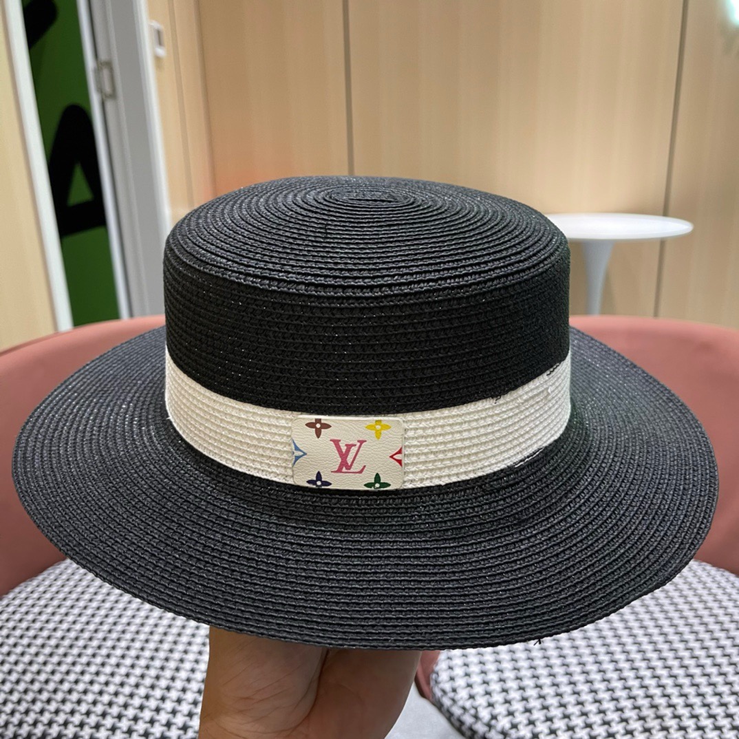 路易威登 LV 草帽新款无数时尚达人必备 细草编织，旅游出街佳选