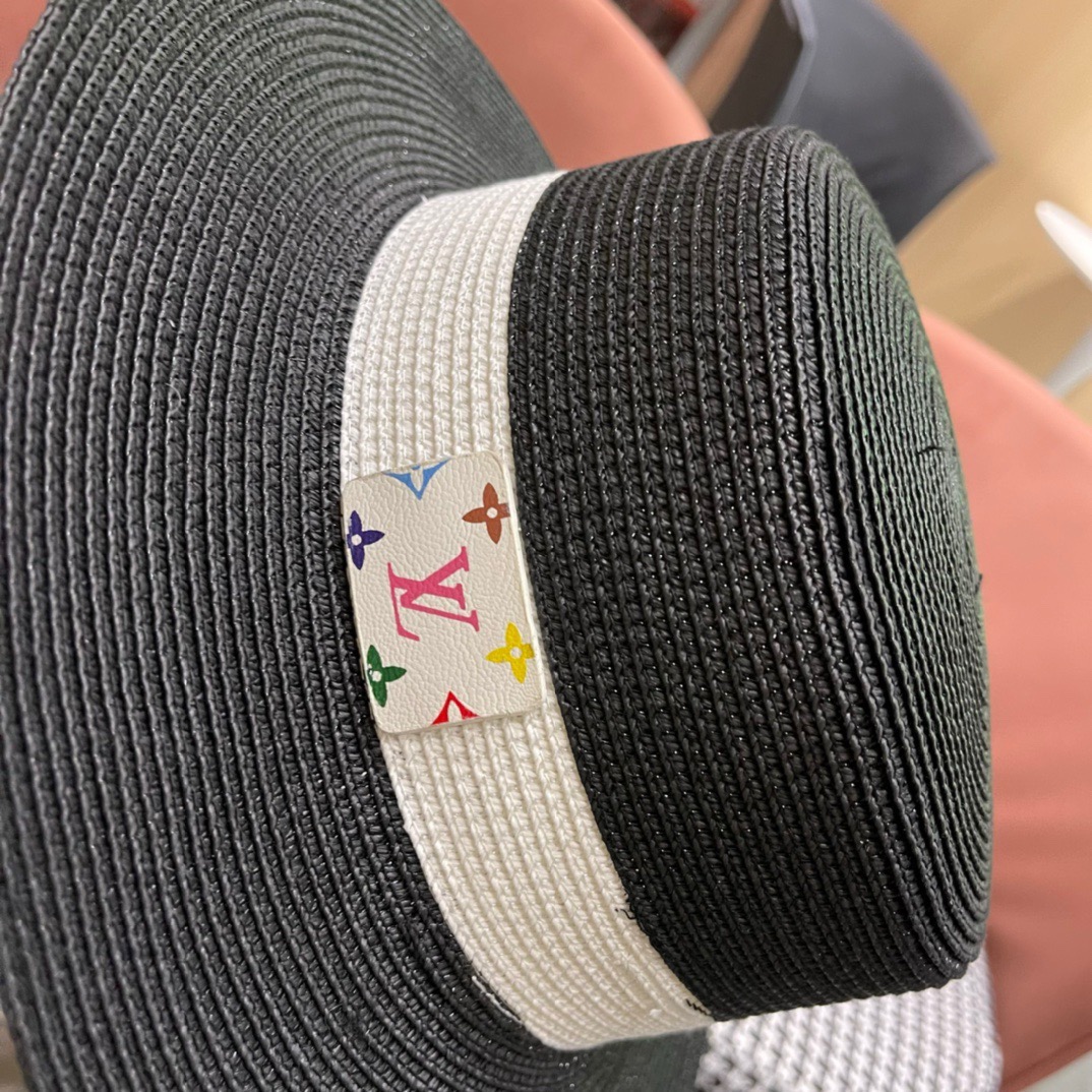 路易威登 LV 草帽新款无数时尚达人必备 细草编织，旅游出街佳选