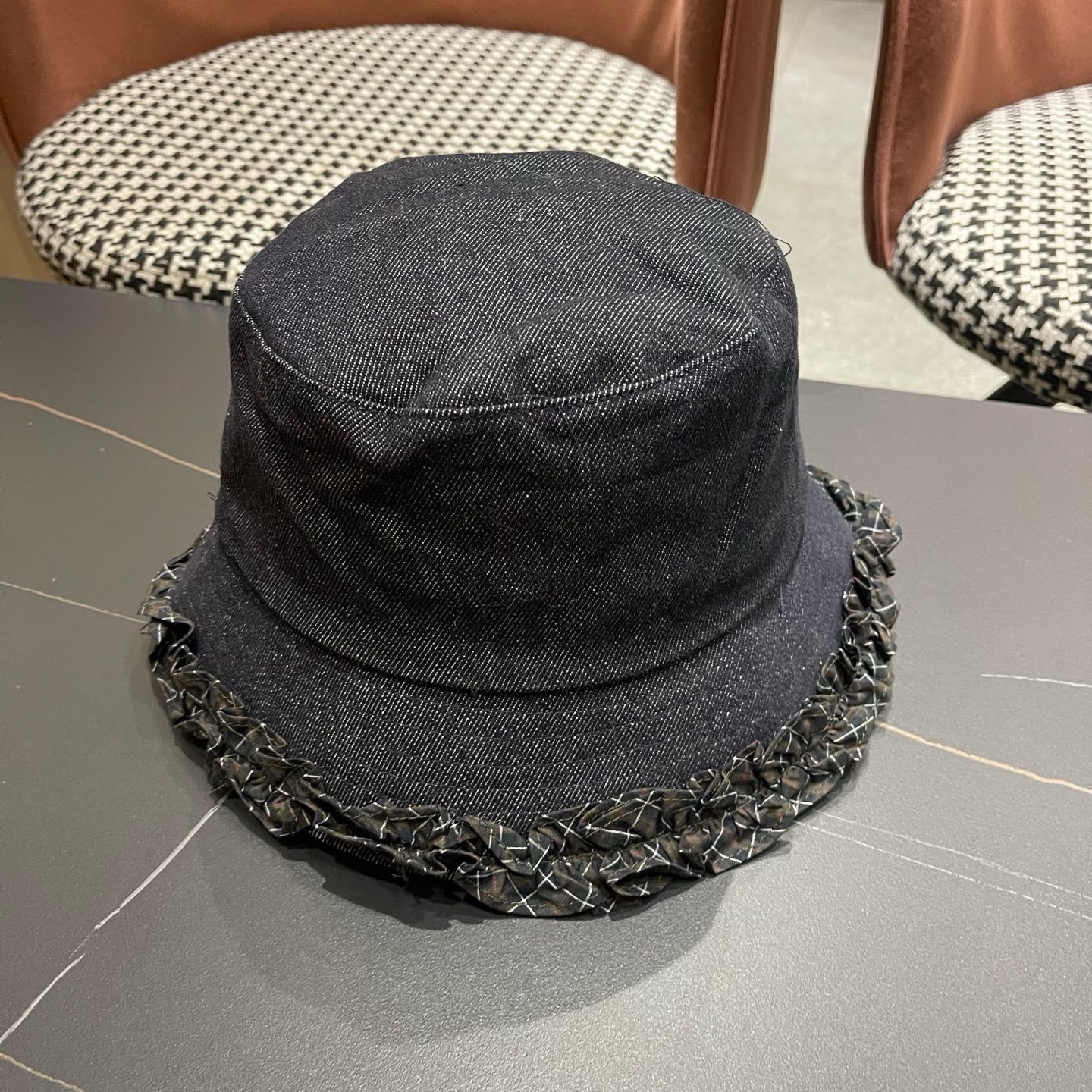 Lv路易威登 韩国夏季户外遮阳盆帽新中式贵气高级感百搭渔夫帽薄款太阳帽