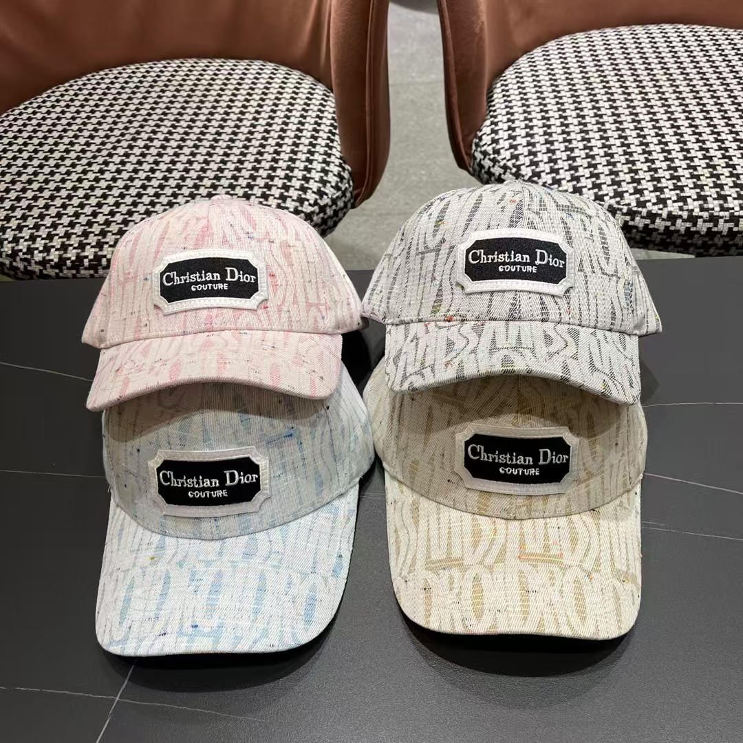 Dior(迪奥)新款原单棒球帽， Dior老花复古韵味十足，专柜热门新款，1:1开模订制，轻盈透气！质量
