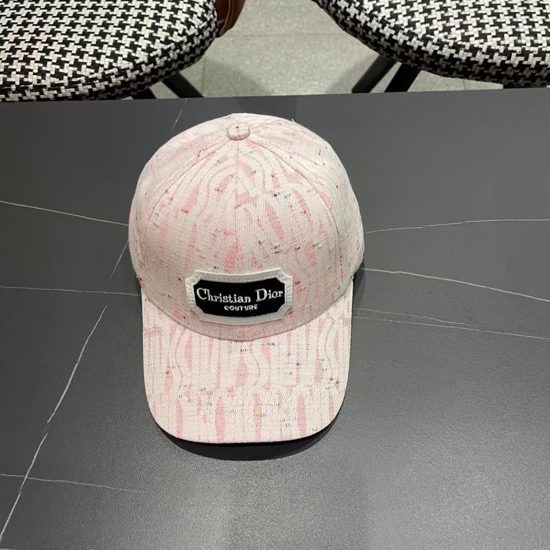 Dior(迪奥)新款原单棒球帽， Dior老花复古韵味十足，专柜热门新款，1:1开模订制，轻盈透气！质量