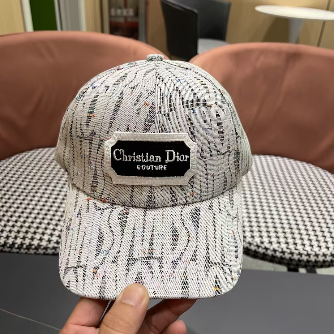 Dior(迪奥)新款原单棒球帽， Dior老花复古韵味十足，专柜热门新款，1:1开模订制，轻盈透气！质量