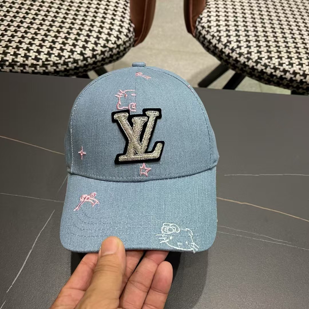 Lv路易威登鸭舌帽女士夏季2026 新款帽子大头国显脸小防晒棒球帽