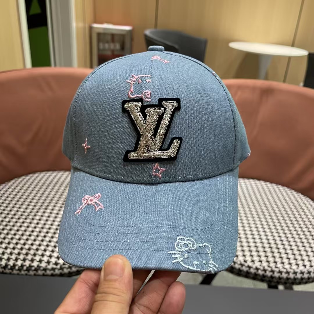 Lv路易威登鸭舌帽女士夏季2026 新款帽子大头国显脸小防晒棒球帽