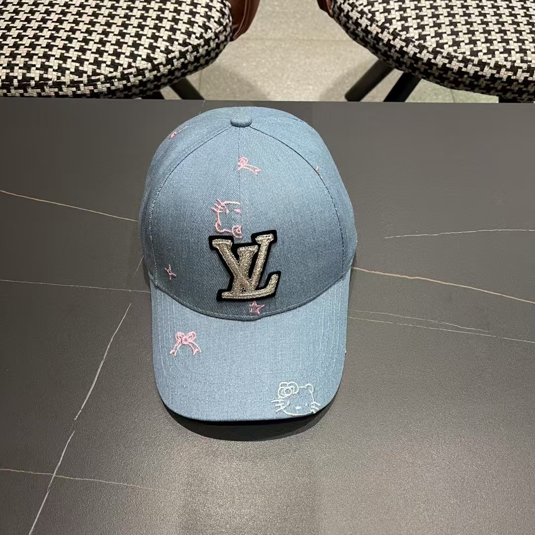 Lv路易威登鸭舌帽女士夏季2026 新款帽子大头国显脸小防晒棒球帽