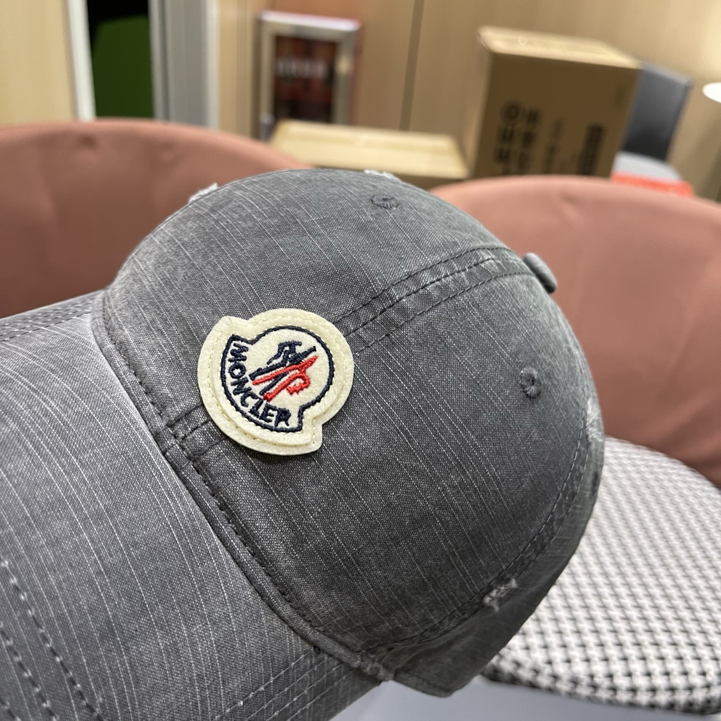 蒙口Moncler 秋冬款新款个性棒球帽，高品质高颜值时尚单品男女同款
