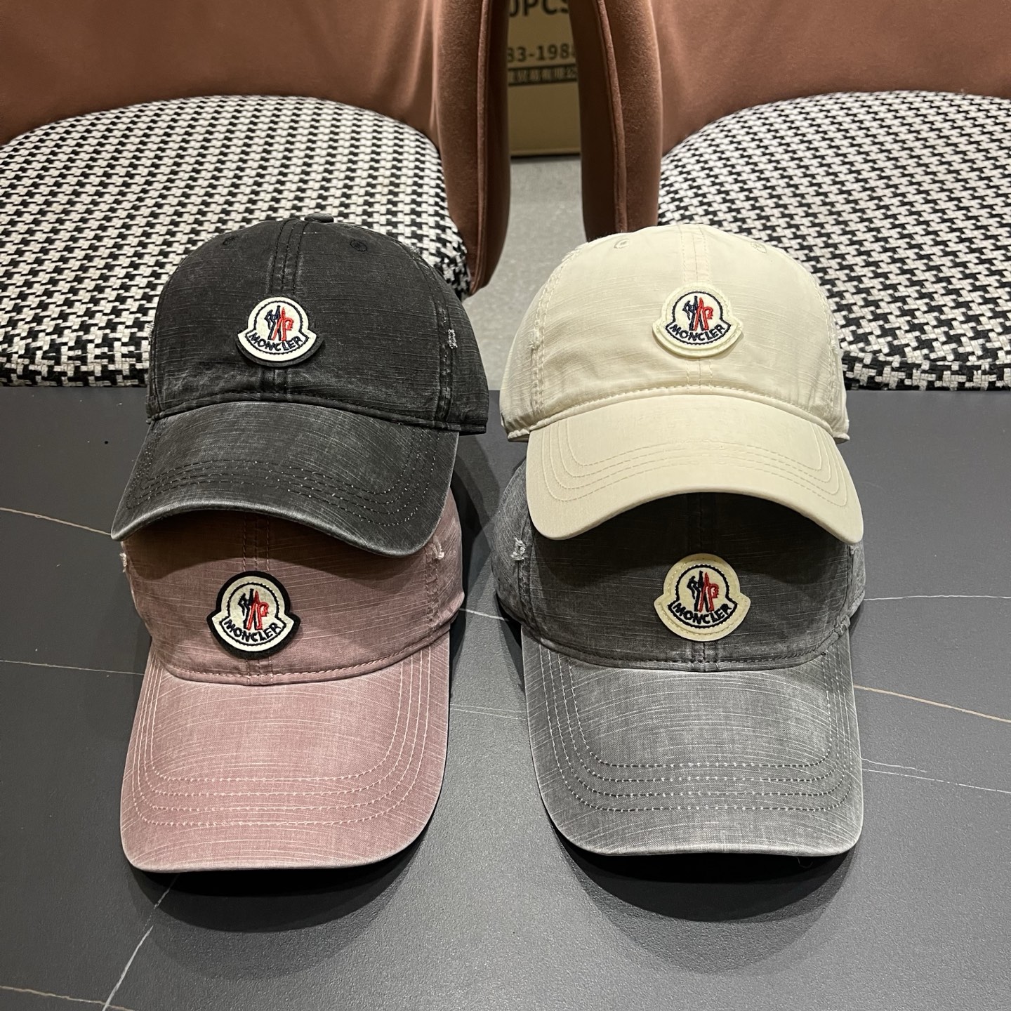 蒙口Moncler 秋冬款新款个性棒球帽，高品质高颜值时尚单品男女同款