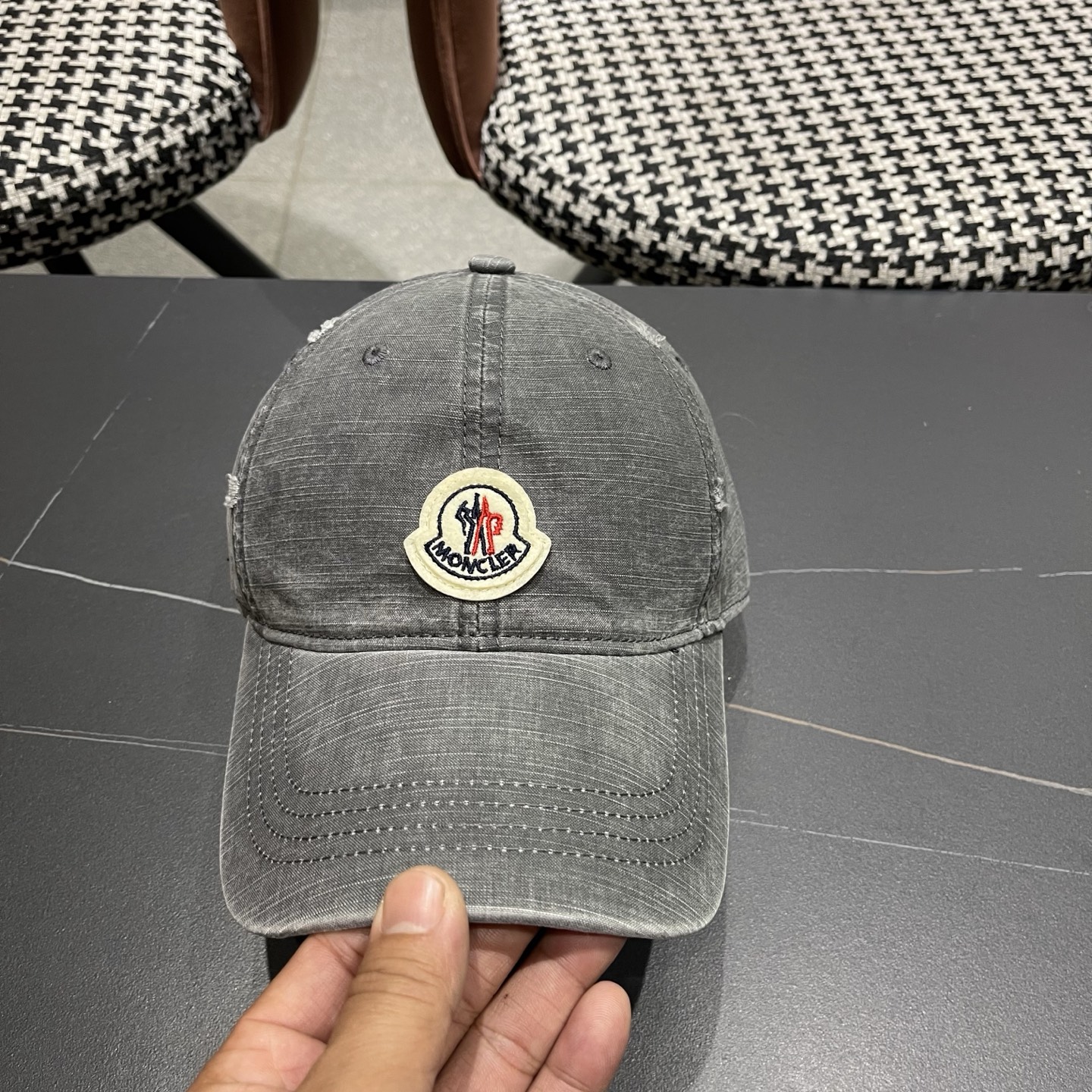蒙口Moncler 秋冬款新款个性棒球帽，高品质高颜值时尚单品男女同款