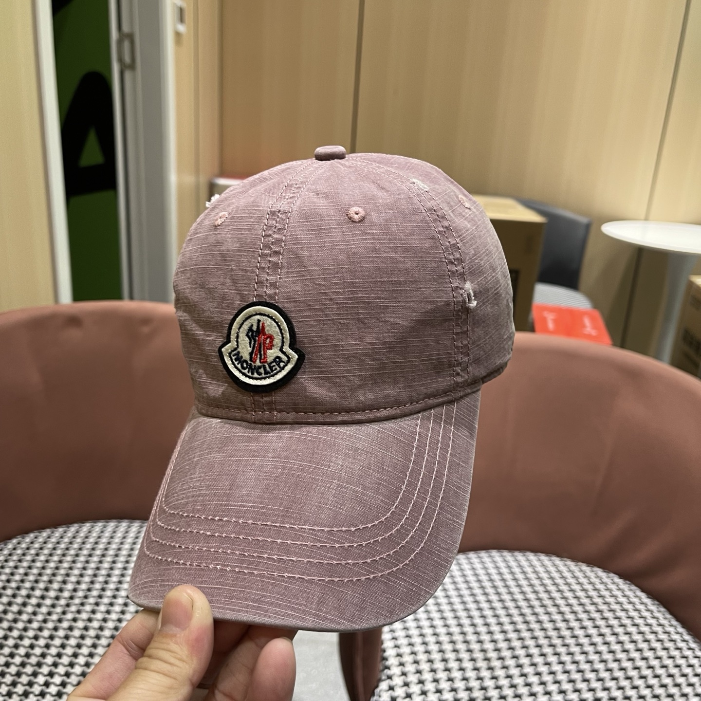 蒙口Moncler 秋冬款新款个性棒球帽，高品质高颜值时尚单品男女同款