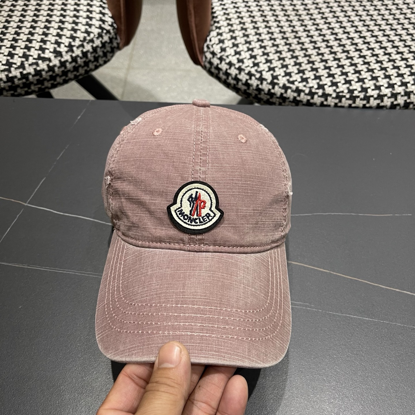 蒙口Moncler 秋冬款新款个性棒球帽，高品质高颜值时尚单品男女同款
