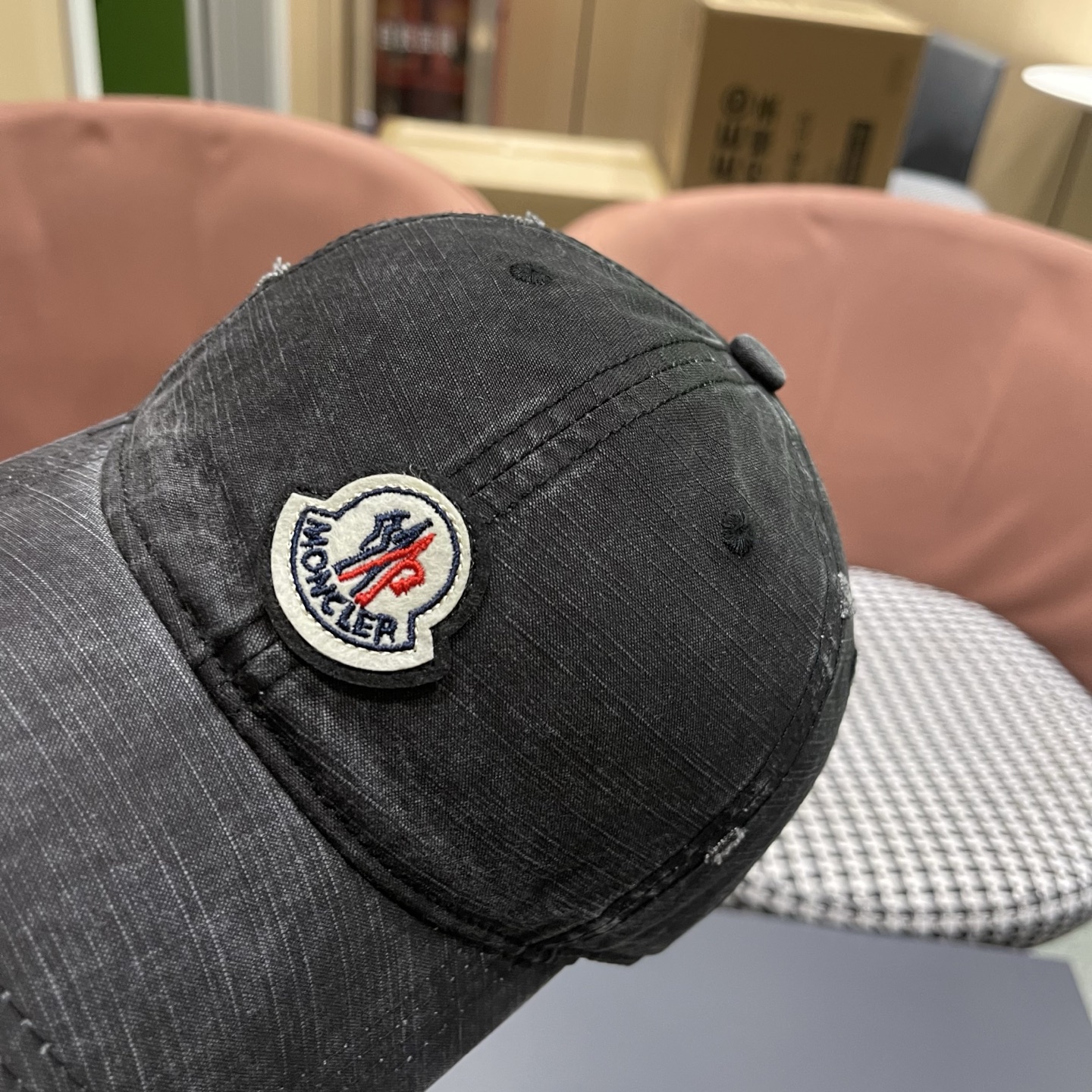 蒙口Moncler 秋冬款新款个性棒球帽，高品质高颜值时尚单品男女同款