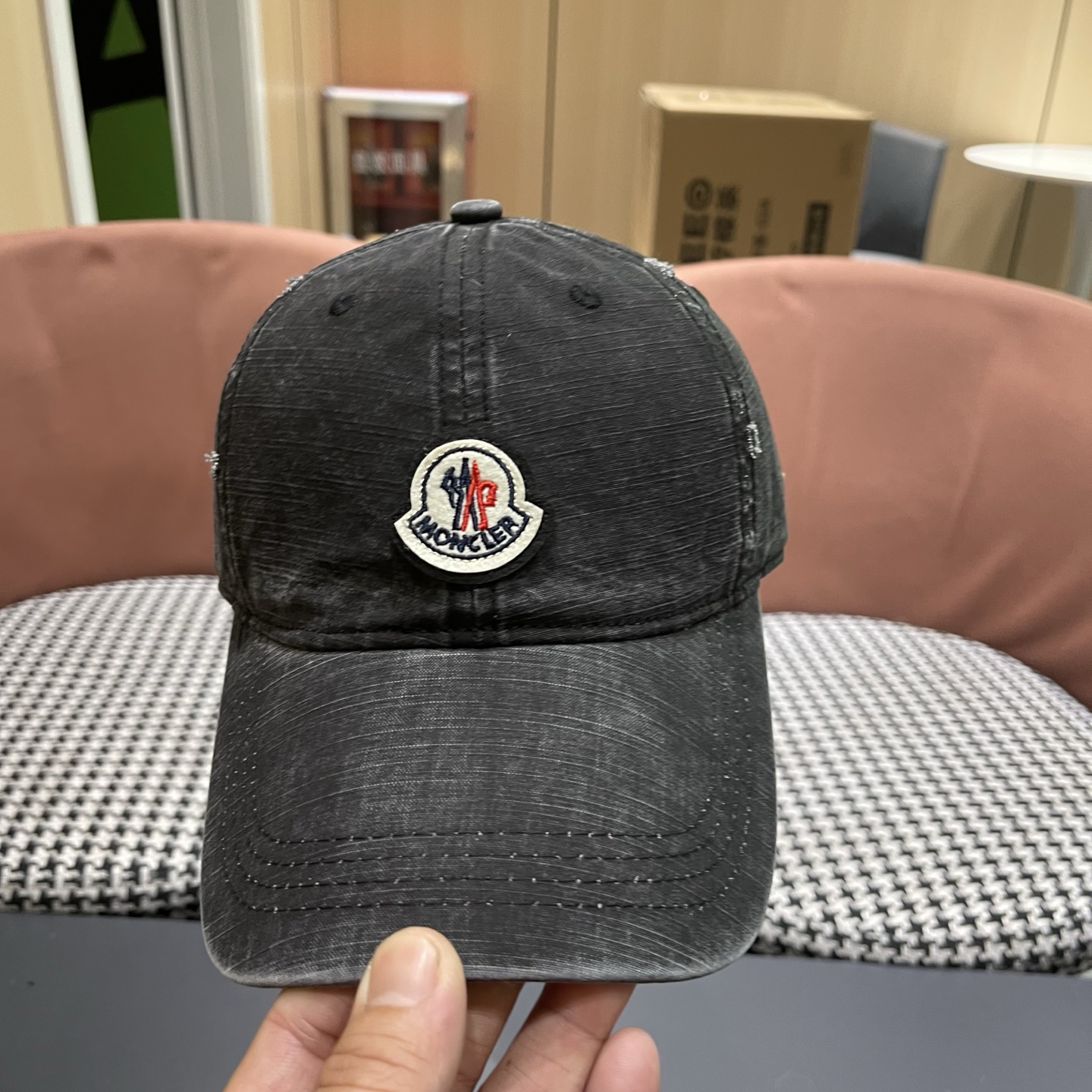 蒙口Moncler 秋冬款新款个性棒球帽，高品质高颜值时尚单品男女同款