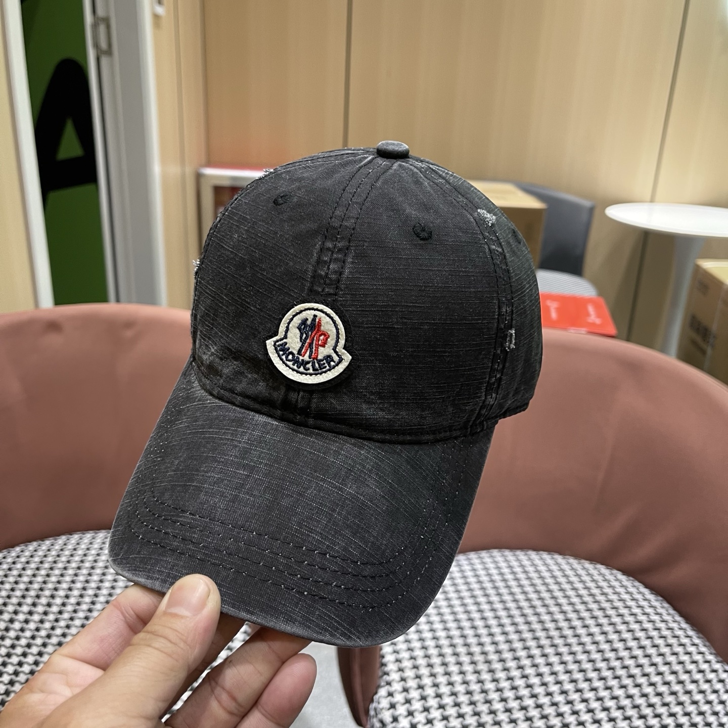蒙口Moncler 秋冬款新款个性棒球帽，高品质高颜值时尚单品男女同款