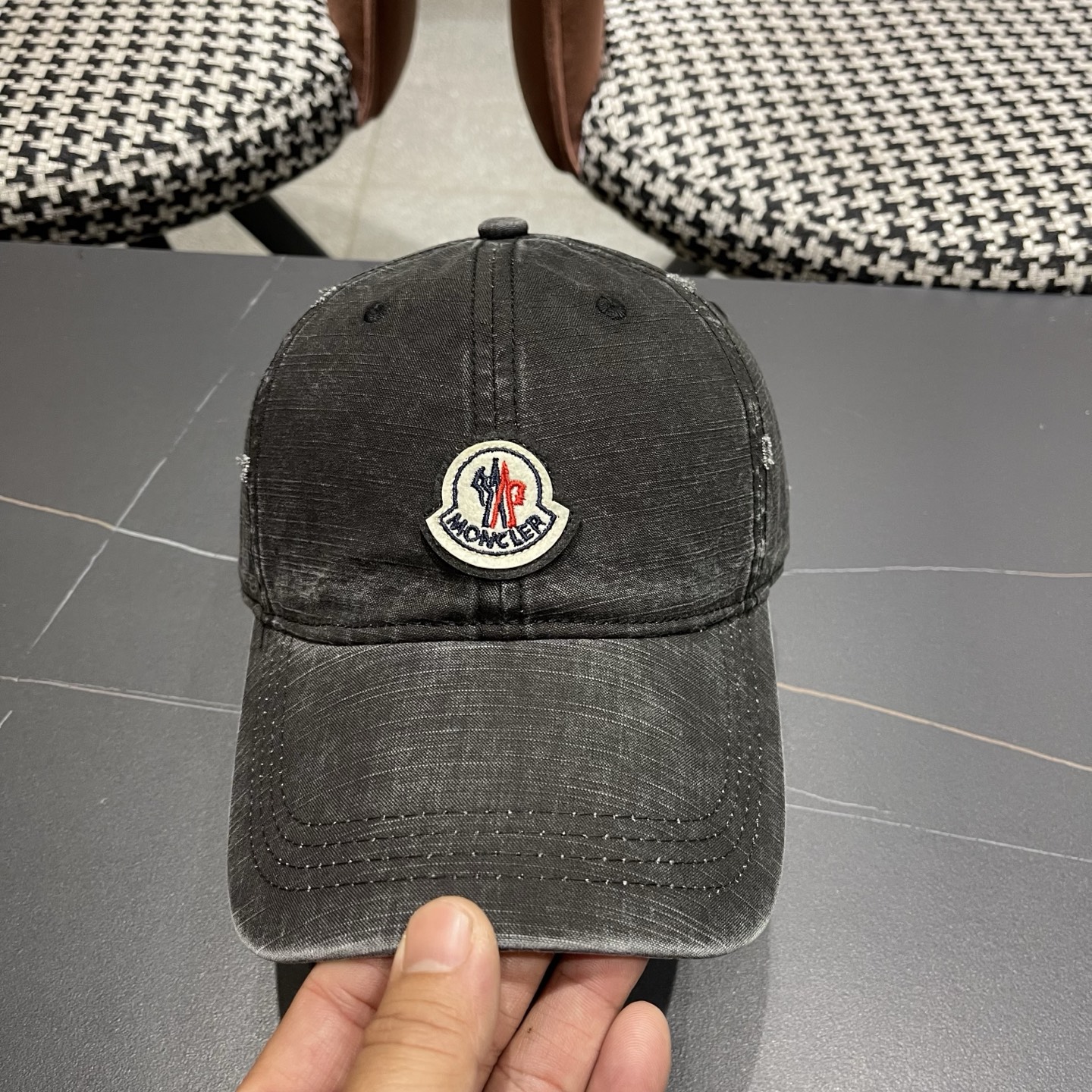 蒙口Moncler 秋冬款新款个性棒球帽，高品质高颜值时尚单品男女同款