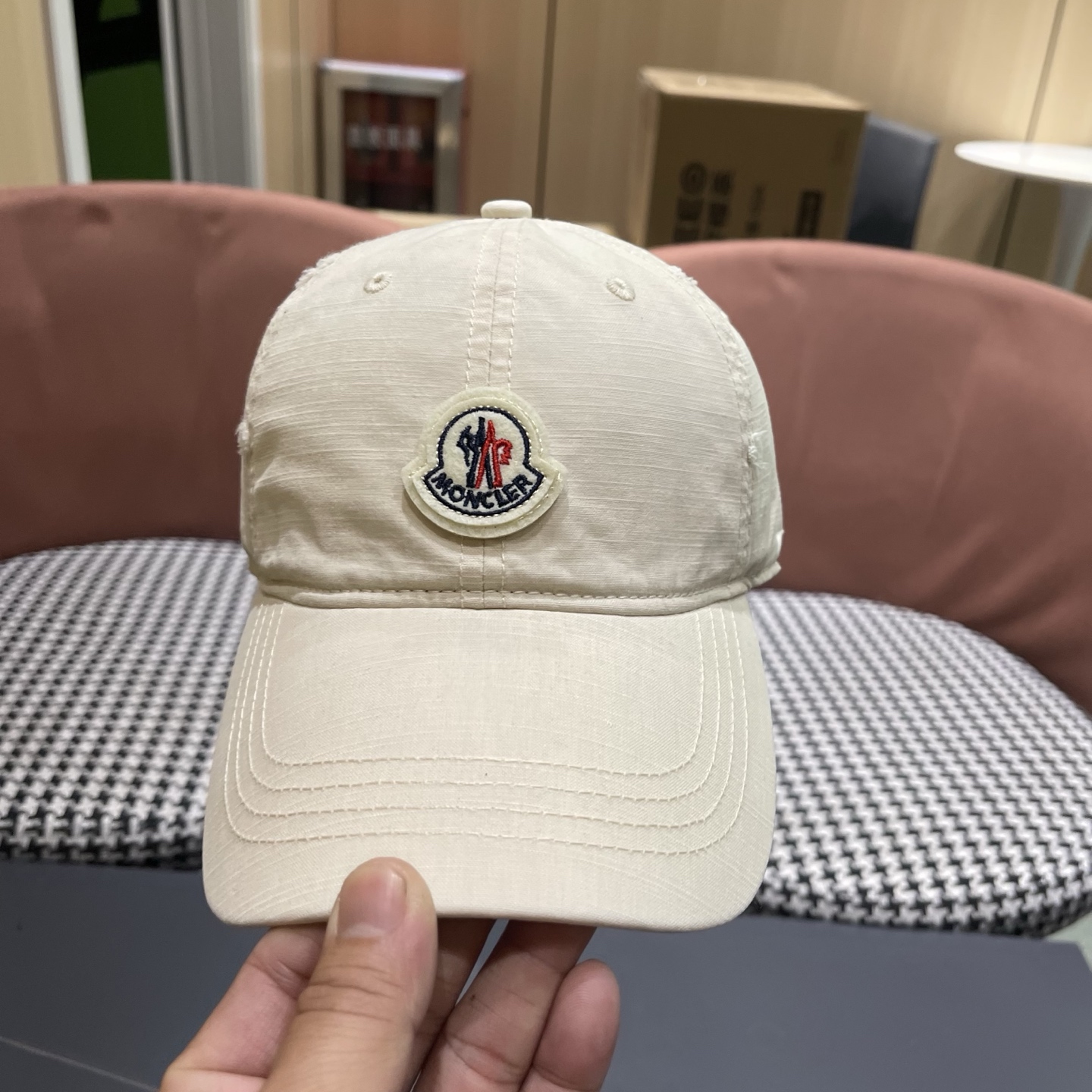 蒙口Moncler 秋冬款新款个性棒球帽，高品质高颜值时尚单品男女同款
