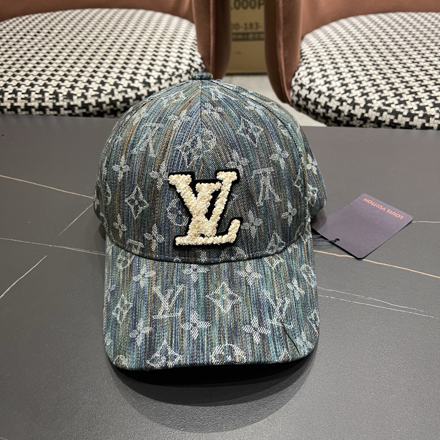 路易威登LouisVuitton😍新款水洗复古LV棒球帽，高端大气，百搭款🤗男女通用！