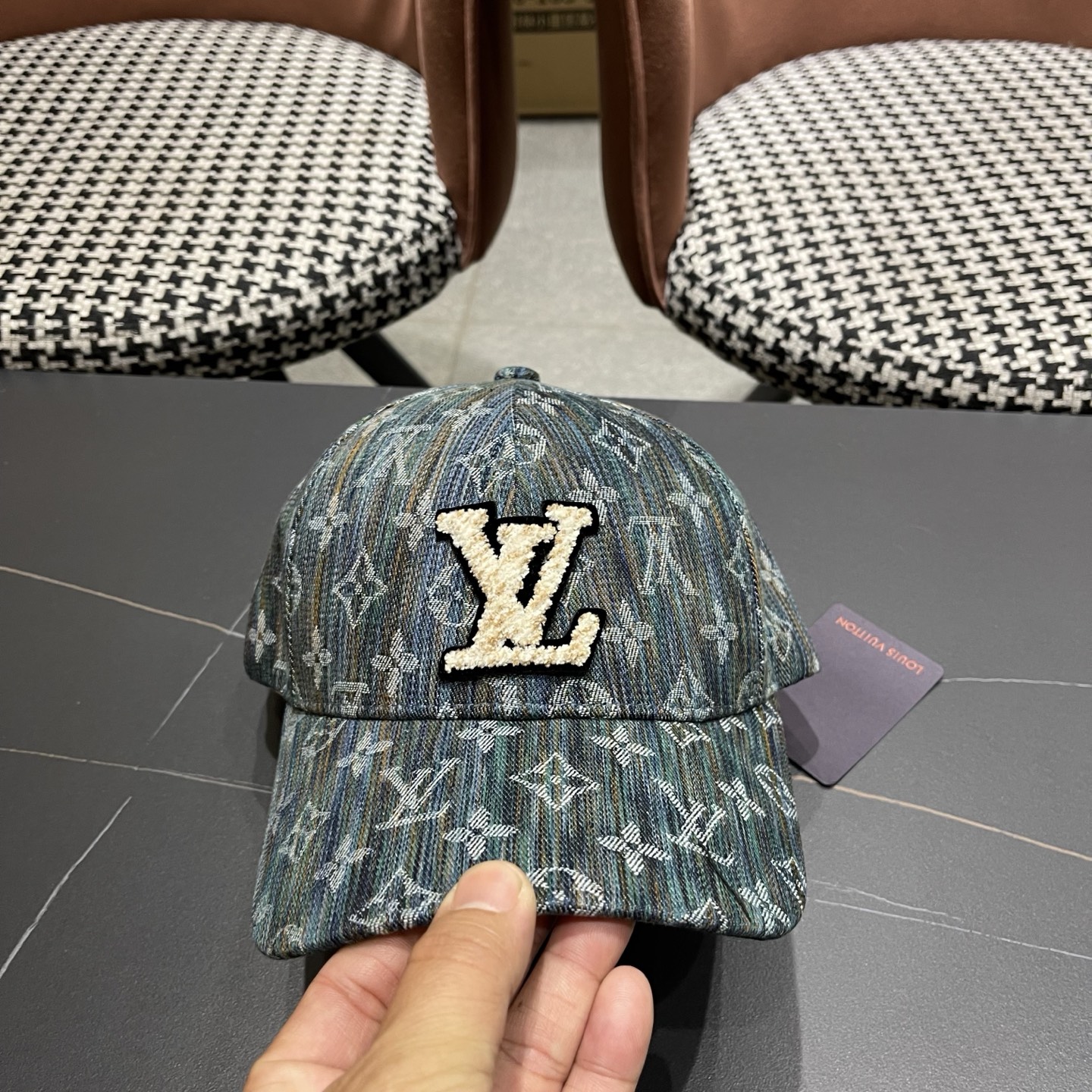 路易威登LouisVuitton😍新款水洗复古LV棒球帽，高端大气，百搭款🤗男女通用！