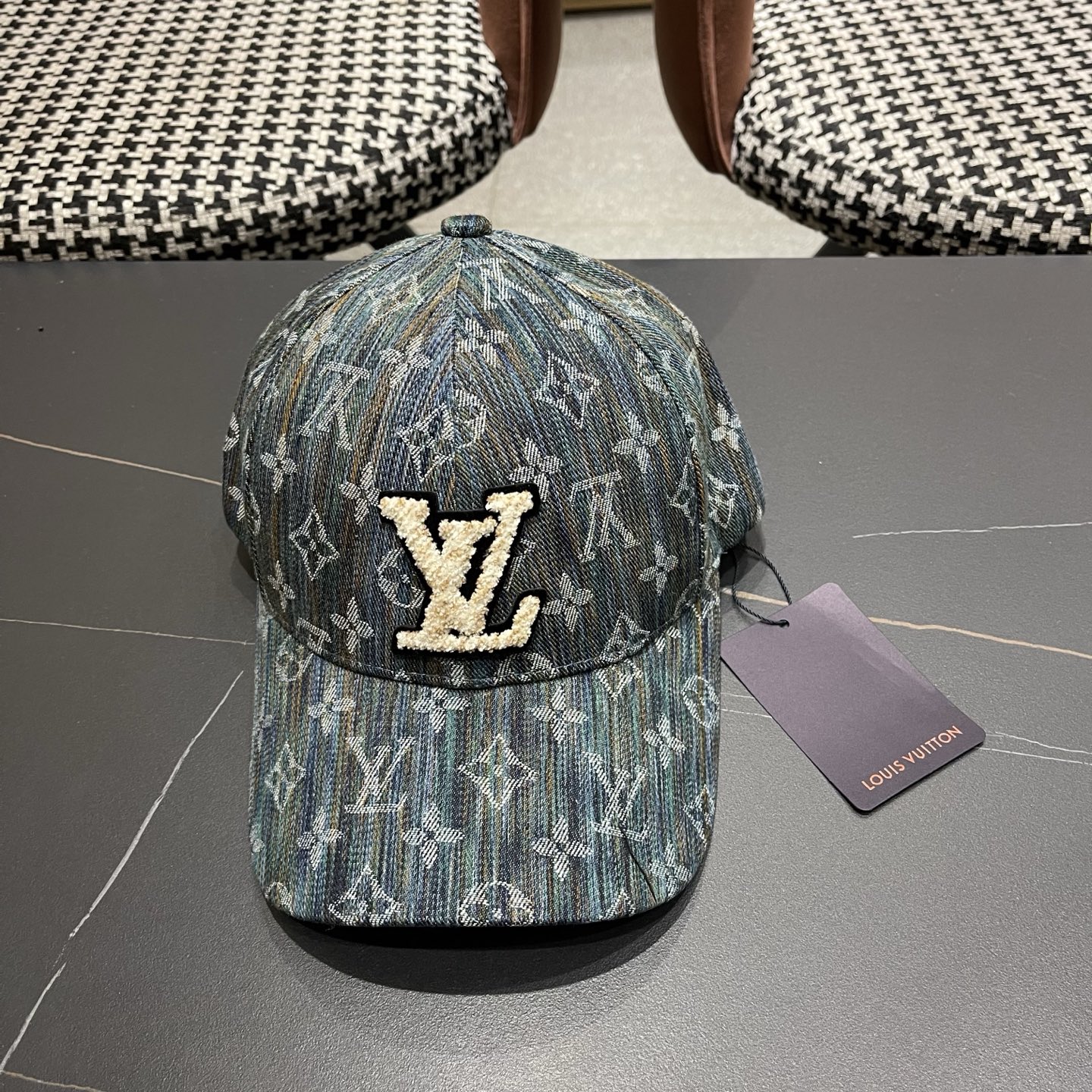 路易威登LouisVuitton😍新款水洗复古LV棒球帽，高端大气，百搭款🤗男女通用！