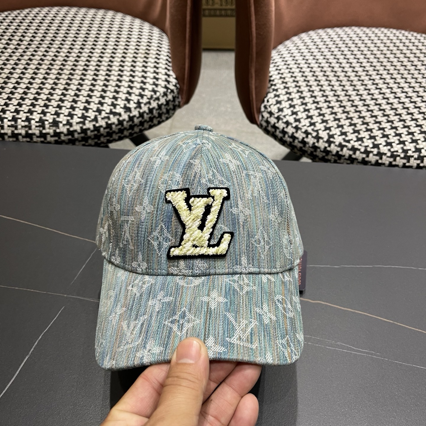 路易威登LouisVuitton😍新款水洗复古LV棒球帽，高端大气，百搭款🤗男女通用！