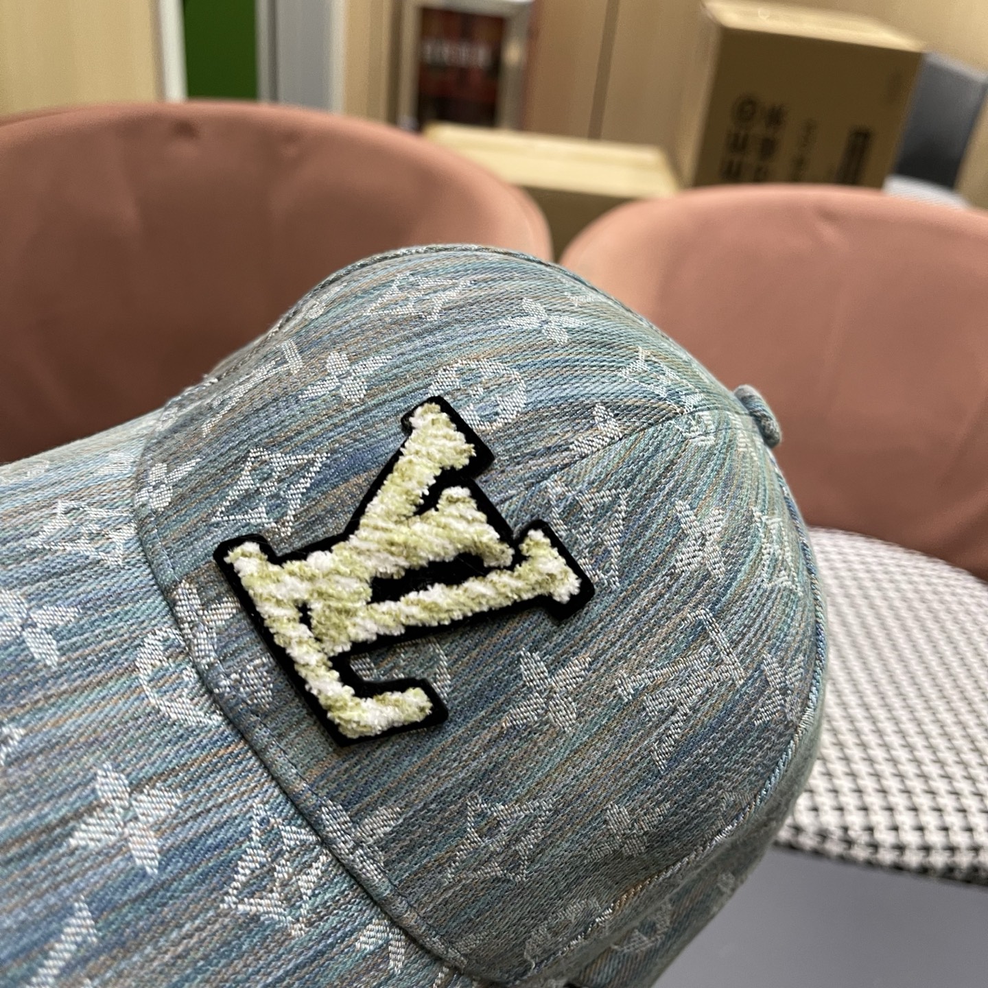 路易威登LouisVuitton😍新款水洗复古LV棒球帽，高端大气，百搭款🤗男女通用！