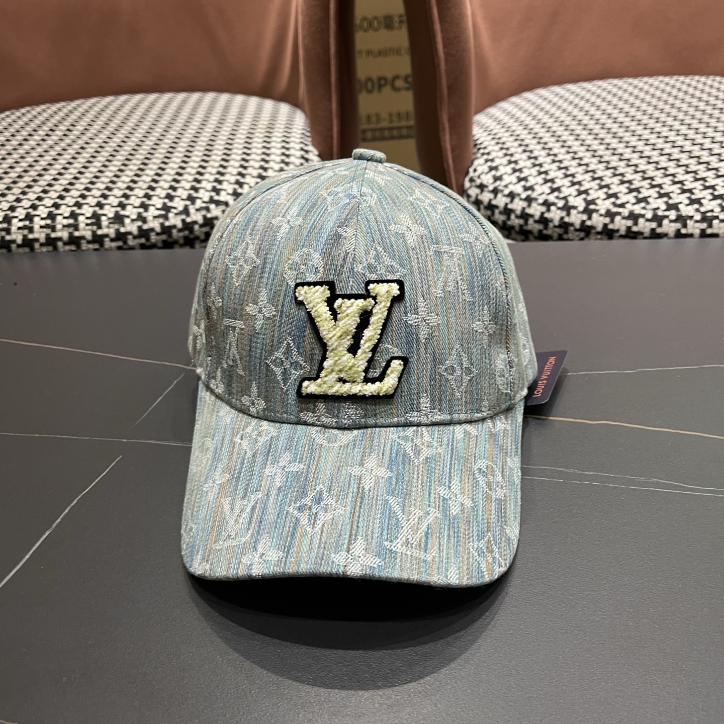 路易威登LouisVuitton😍新款水洗复古LV棒球帽，高端大气，百搭款🤗男女通用！