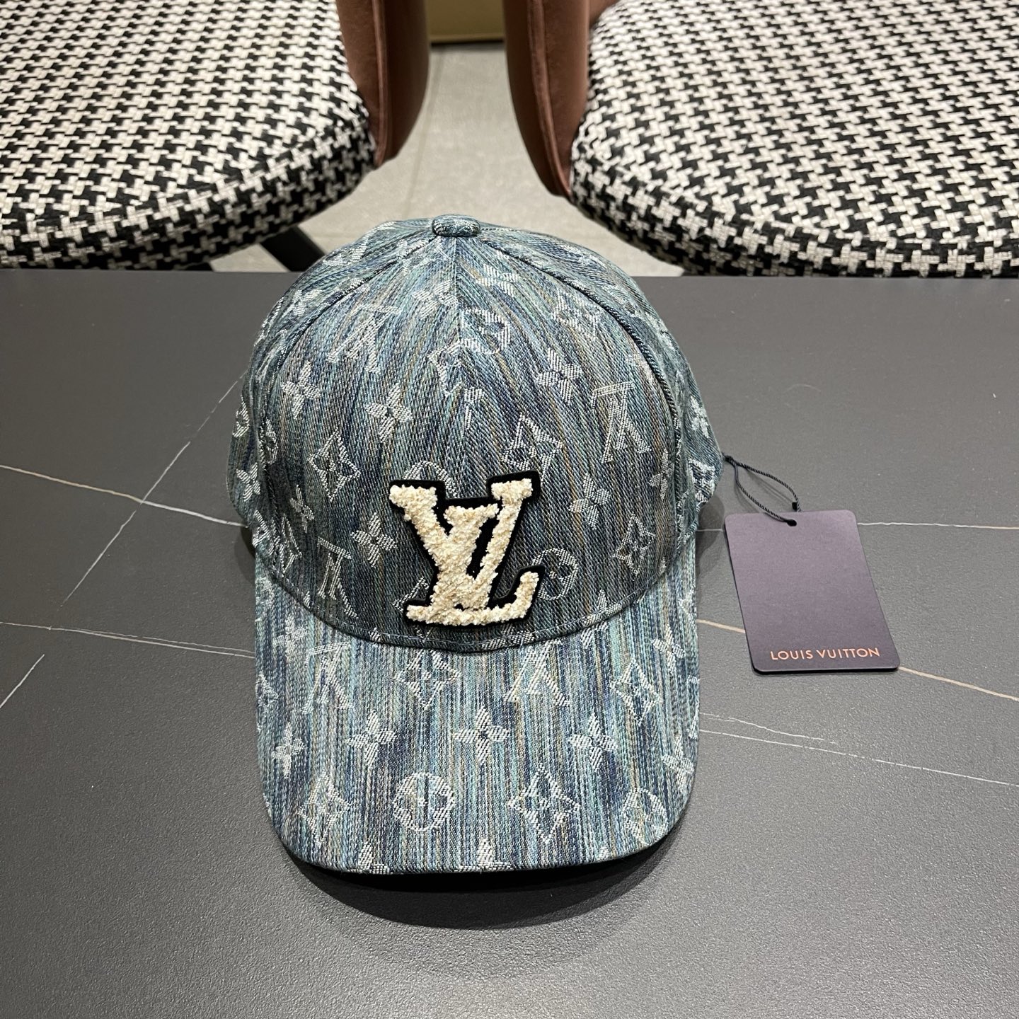 路易威登LouisVuitton😍新款水洗复古LV棒球帽，高端大气，百搭款🤗男女通用！