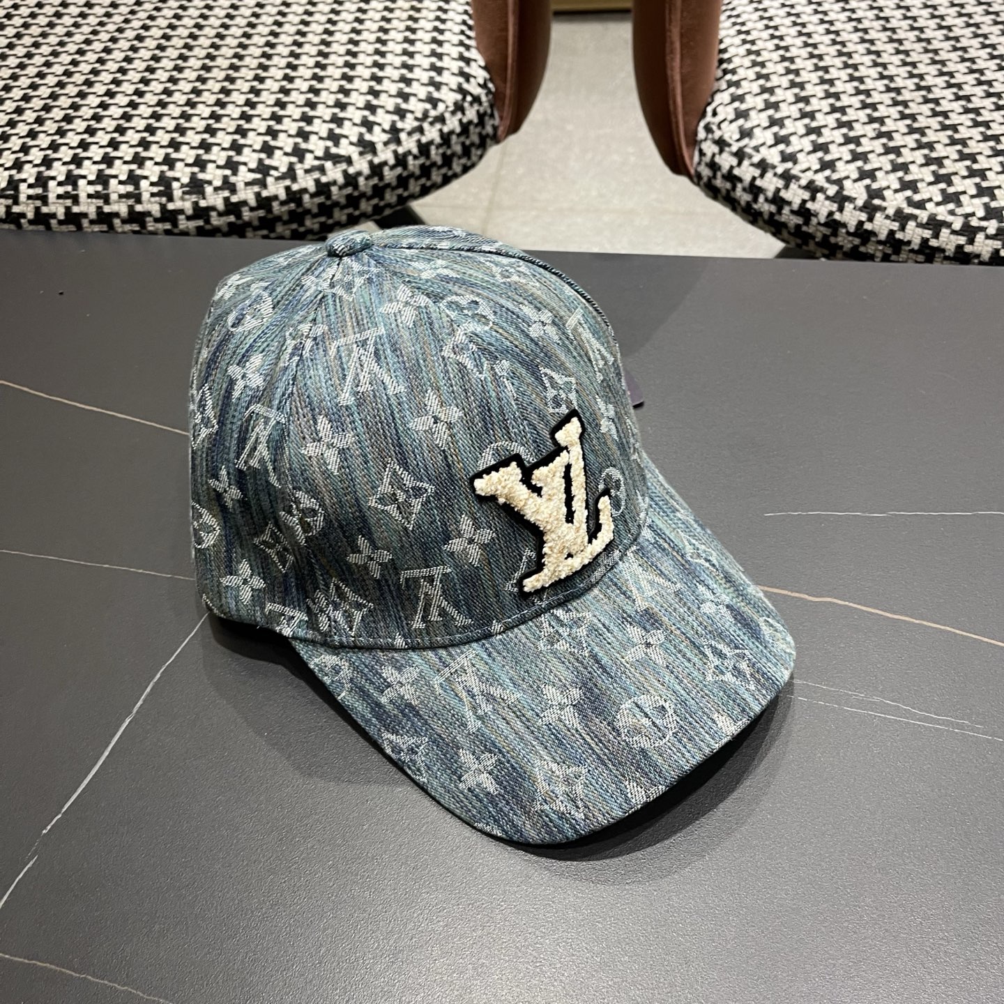 路易威登LouisVuitton😍新款水洗复古LV棒球帽，高端大气，百搭款🤗男女通用！